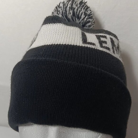 Mario Lemieux Hat Knit Beanie Pittsburgh Penguins Pom Pom Boggin NHL Hockey USA - Picture 6 of 11